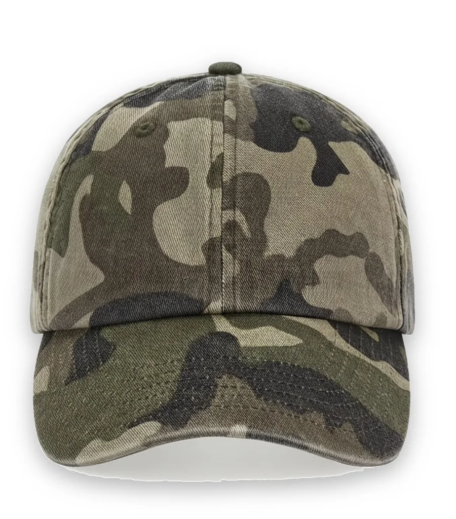 Low Profile Vintage Cap Jungle Camo