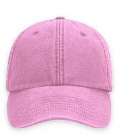 Vintage dad cap i knallrosa